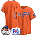 New York Mets Blank Orange BFRAILEY 2025 Spring Training Stitched Jersey