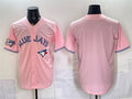 Toronto Blue Jays Blank Pink BFRAILEY 50 Seasons Patch Stitched Jersey