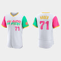 San Diego Padres #71 Josh Hader White BFRAILEY 2022 City Connect Jersey