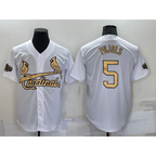 St. Louis Cardinals #5 Albert Pujols White BFRAILEY 2022 All Star Stitched Cool Base Jersey