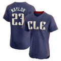 Cleveland Guardians #23 Bo Naylor Player Navy BFRAILEY City Connect Limited Elite Home Stitched Jerseys