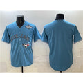 Toronto Blue Jays Blank Blue BFRAILEY 2025 World Series Home Cool Base Stitched Jersey