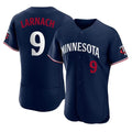 Minnesota Twins #9 Trevor Larnach Player Navy BFRAILEYReplica Home Limited Elite Stitched Jerseys