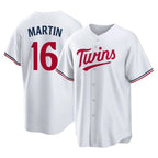 Minnesota Twins #16 Austin Martin Player White BFRAILEYHome Game Stitched Jerseys