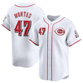 Cincinnati Reds #47 Frankie Montas White BFRAILEY Home Limited Stitched Jersey