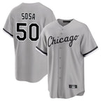 Chicago White Sox #50 Lenyn Sosa Player Gray BFRAILEY Home Game Stitched Jerseys