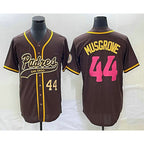 San Diego Padres #44 Joe Musgrove Number Brown BFRAILEY NEW 2023 City Connect Cool Base Stitched Jersey