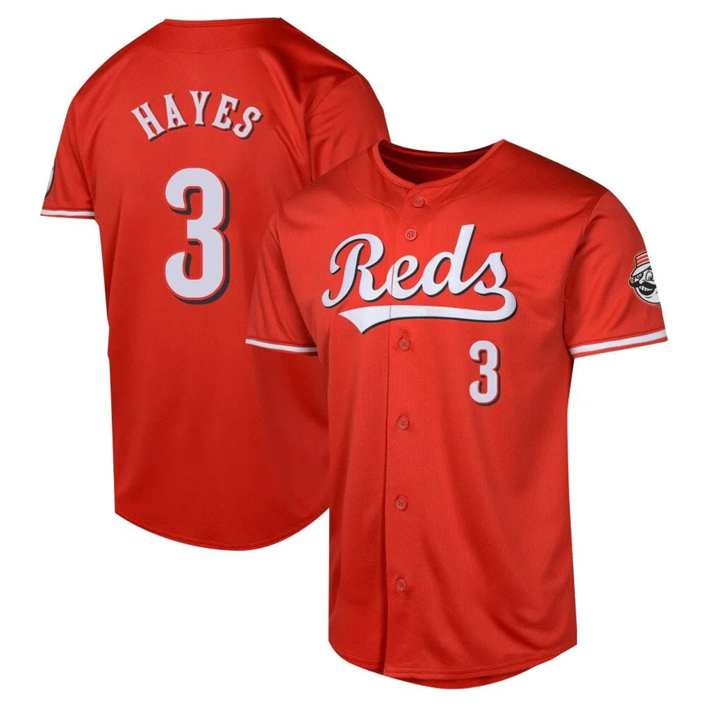 Cincinnati Reds #3 Ke'Bryan Hayes Player Red BFRAILEY 2026 City Connect Limited Home Stitched Jerseys