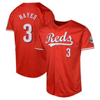 Cincinnati Reds #3 Ke'Bryan Hayes Player Red BFRAILEY 2026 City Connect Limited Home Stitched Jerseys