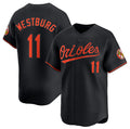 Baltimore Orioles #11 Jordan Westburg Black BFRAILEY 2025 Alternate Limited Cool Base Stitched Jersey