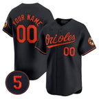 Custom Baltimore Orioles Robinson Patch Vapor Premier Limited Jersey ¨C Black 2 BFRAILEY