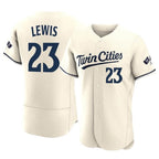 Minnesota Twins #23 Royce Lewis Player Cream BFRAILEYHome Limited Elite Stitched Jerseys