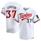 Minnesota Twins #37 Victor Caratini Player White BFRAILEYHome Limited Stitched Jerseys