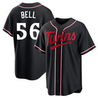 Minnesota Twins #56 Josh Bell Player Black BFRAILEYFashion Out Home Limited Stitched Jerseys