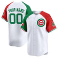 Custom Chicago Cubs Mexico Vapor Premier Limited Jersey V3 ¨C White 2 BFRAILEY