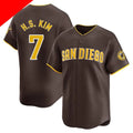 San Diego Padres #7 Ha-Seong Kim Brown BFRAILEY Cool Base Stitched Jersey