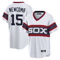 Chicago White Sox #15 Sean Newcomb Player White BFRAILEY T-shirt Home Game Stitched Jerseys