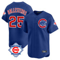 Chicago Cubs #25 Moises Ballesteros Player Royal BFRAILEY 150th Anniversary Limited Home Stitched Jerseys
