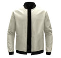 My Store Autumn Casual Solid Fashion Slim Bomber Jacket Men Overcoat New Arrival Baseball Jackets Men's Jacket