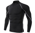My Store  Men Sport T-shirt Quick Dry Bodybuilding Running Shirt Long Sleeve Compression Top Gym T Shirt Men Fitness Tight Rashgard