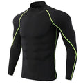 My Store  Men Sport T-shirt Quick Dry Bodybuilding Running Shirt Long Sleeve Compression Top Gym T Shirt Men Fitness Tight Rashgard