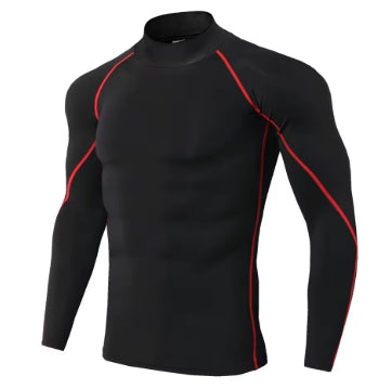My Store  Men Sport T-shirt Quick Dry Bodybuilding Running Shirt Long Sleeve Compression Top Gym T Shirt Men Fitness Tight Rashgard