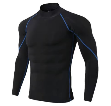 My Store  Men Sport T-shirt Quick Dry Bodybuilding Running Shirt Long Sleeve Compression Top Gym T Shirt Men Fitness Tight Rashgard
