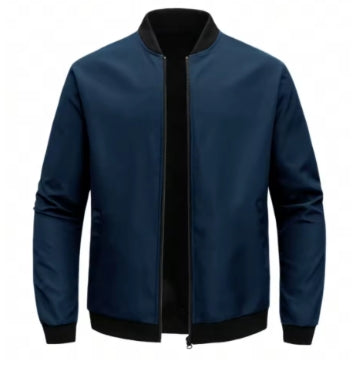 My Store Autumn Casual Solid Fashion Slim Bomber Jacket Men Overcoat New Arrival Baseball Jackets Men's Jacket