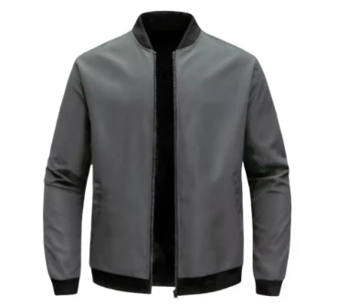 My Store Autumn Casual Solid Fashion Slim Bomber Jacket Men Overcoat New Arrival Baseball Jackets Men's Jacket