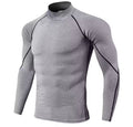 My Store  Men Sport T-shirt Quick Dry Bodybuilding Running Shirt Long Sleeve Compression Top Gym T Shirt Men Fitness Tight Rashgard