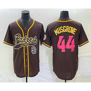 San Diego Padres #44 Joe Musgrove Brown BFRAILEY NEW 2023 City Connect Cool Base Stitched Jersey