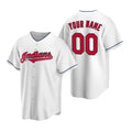 Custom Cleveland Indians White BFRAILEY Stitched Cool Base Home Jersey
