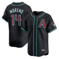 Arizona Diamondbacks #14 Gabriel Moreno Player Black BFRAILEY Limited Home Game Stitched Jerseys