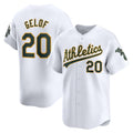 Oakland Athletics #20 Zack Gelof White BFRAILEY Home Limited Player Jersey