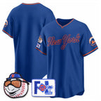 New York Mets Blank Royal BFRAILEY 2025 Spring Training Stitched Jersey