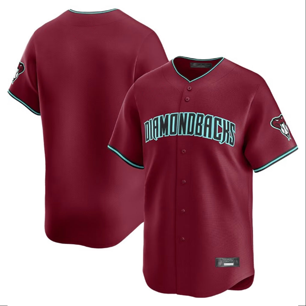 Arizona Diamondbacks Red BFRAILEY Limited Home Game Blank Player Stitched Jerseys