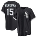 Chicago White Sox #15 Sean Newcomb Player Black BFRAILEY Home Game Stitched Jerseys