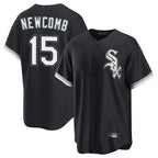 Chicago White Sox #15 Sean Newcomb Player Black BFRAILEY Home Game Stitched Jerseys