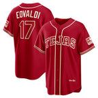 Texas Rangers #17 Nathan Eovaldi Red BFRAILEY 2026 City Connect Stadium Jersey