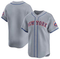 New York Mets Blank 2024 Gray BFRAILEY Away Limited Stitched Jersey