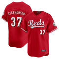 Cincinnati Reds #37 Tyler Stephenson Player Red BFRAILEY Home Limited Stitched Jerseys