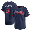 Atlanta Braves #3 Dale Murphy Player Navy BFRAILEY 2025 Speedway Classic Home Game Stitched Jerseys