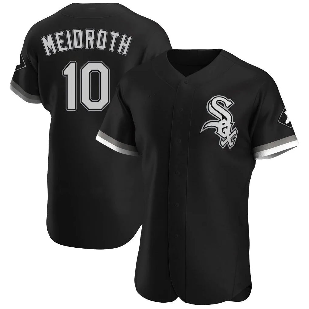 Chicago White Sox #10 Chase Meidroth Player Black BFRAILEY Limited Elite Home Stitched Jerseys
