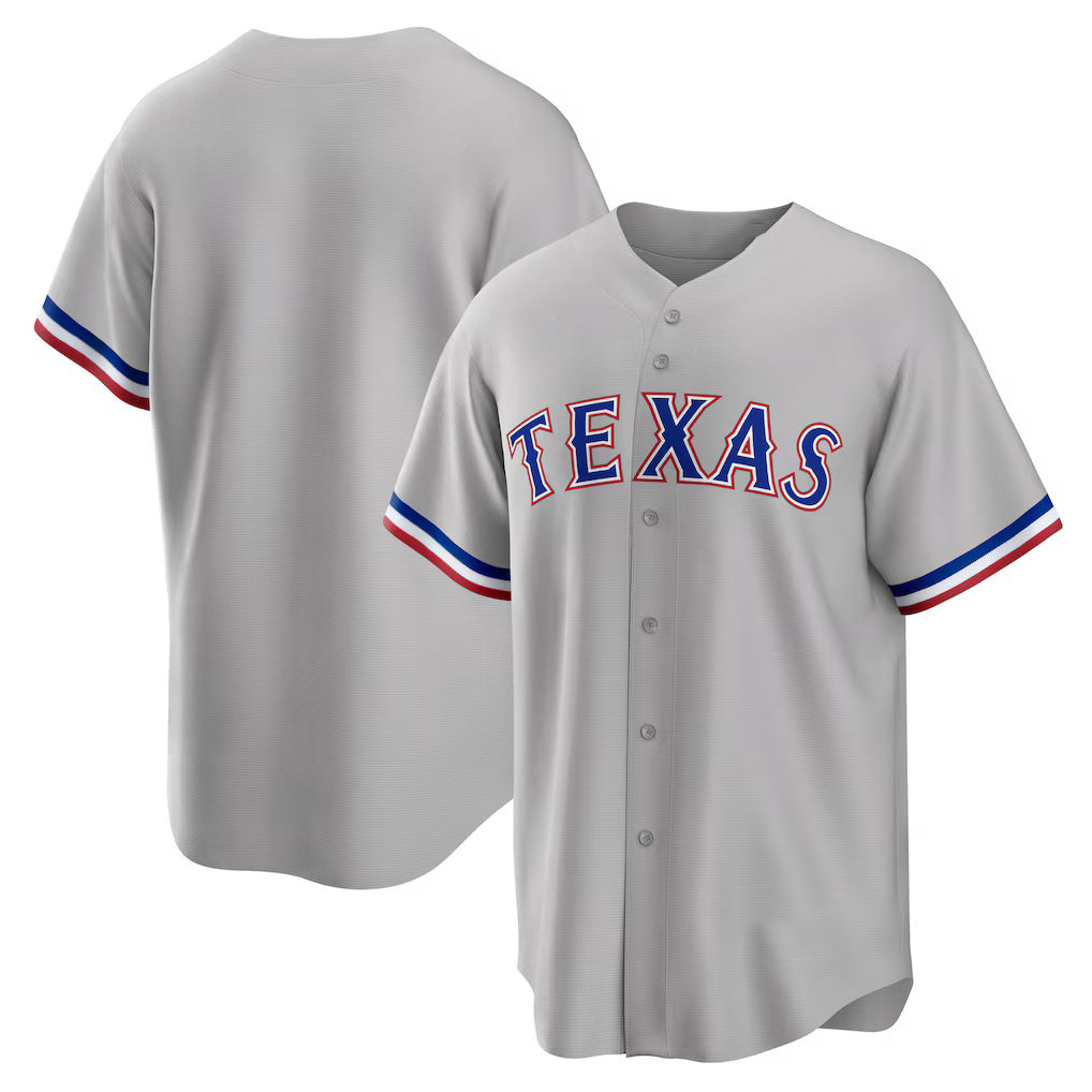 Texas Rangers Gray BFRAILEY Road Replica Team Jersey