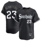 Chicago White Sox #23 Andrew Benintendi Player Black BFRAILEY City Connect Limited Home Stitched Jerseys