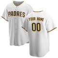 Custom San Diego Padres White BFRAILEY Home Replica Jersey
