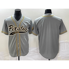 Pittsburgh Pirates Blank Grey BFRAILEY Cool Base Stitched Jersey