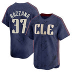 Cleveland Guardians #37 Travis Bazzana Player Navy BFRAILEY City Connect Limited Home Stitched Jerseys