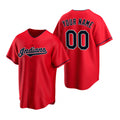 Custom Cleveland Indians Red BFRAILEY Stitched Cool Base Jersey