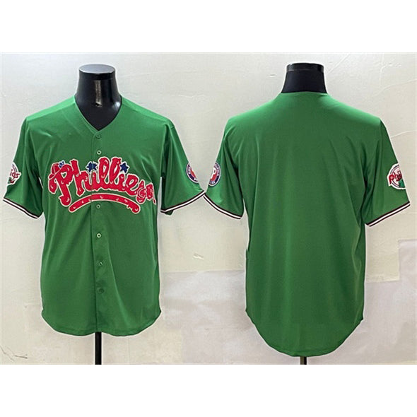 Philadelphia Phillies Blank Green BFRAILEY Phanatic Limited Stitched Jersey